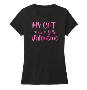 My Cat Valentine - Women's Tri-Blend T-Shirt