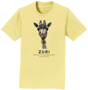 Zuri The Giraffe Yellow T-Shirt