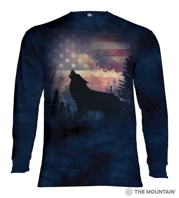 NEW Zoo & Adventure Park - Patriotic Howl - Long Sleeve T-Shirt - Online Shop