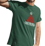 Paw Santa Hat - Adult Unisex T-Shirt