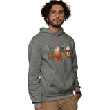 Pupachino Black Lab - Adult Unisex Hoodie Sweatshirt