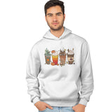 Pupachino Chocolate Lab - Adult Unisex Hoodie Sweatshirt
