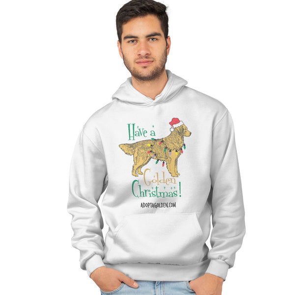 SEVA GRREAT Golden Christmas - Adult Unisex Hoodie Sweatshirt