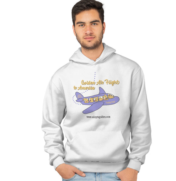 SEVA GRREAT Golden Air - Adult Unisex Hoodie Sweatshirt