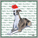 Whippet Happy Howlidays Text - Adult Unisex Crewneck Sweatshirt