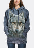 Warrior Wolf - Adult Unisex Hoodie Sweatshirt