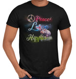 Waterbase Peace Love Horses - Adult Unisex T-Shirt