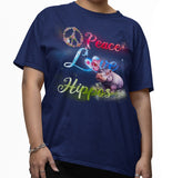 Waterbase Peace Love Horses - Adult Unisex T-Shirt