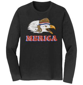 Merica Eagle - Adult Unisex Long Sleeve T-Shirt
