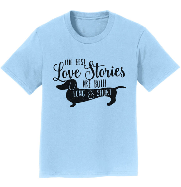 Dachshund Love Stories - Kids' Unisex T-Shirt