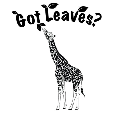Got Leaves - Giraffe - Adult Unisex Long Sleeve T-Shirt