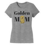 Golden Mom Illustration - Women's Tri-Blend T-Shirt
