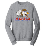 Merica Eagle - Adult Unisex Crewneck Sweatshirt