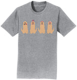 Golden Love Line Up - Adult Unisex T-Shirt