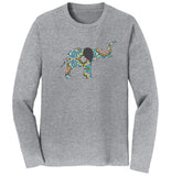 Elephant Mosaic - Adult Unisex Long Sleeve T-Shirt