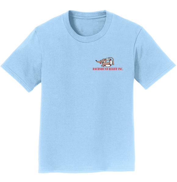 Dachshund Relief Inc - So Cal Dachshund Relief Left Chest Logo - Kids' Unisex T-Shirt