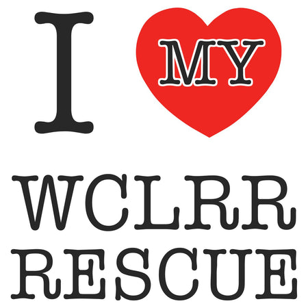 I Heart My WCLRR Rescue - Adult Unisex Hoodie Sweatshirt