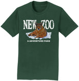 NEW Zoo & Adventure Park - NEW Zoo Red Wolf Art - Adult Unisex T-Shirt