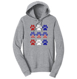 Patriotic Paws - Adult Unisex Hoodie Sweatshirt