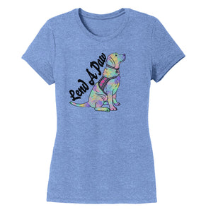 Lend a Paw Labrador Retriever - Women's Tri-Blend T-Shirt