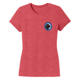 LRC Logo - Left Chest Blue - Women's Tri-Blend T-Shirt