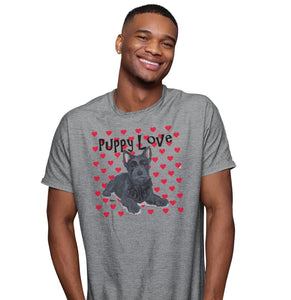 Scottie Puppy Love - Adult Unisex T-Shirt