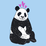 Love Panda - Kids' Unisex T-Shirt