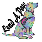 Lend a Paw Labrador Retriever - Women's V-Neck Long Sleeve T-Shirt