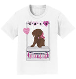 Kissing Booth Chocolate Lab - Kids' Unisex T-Shirt