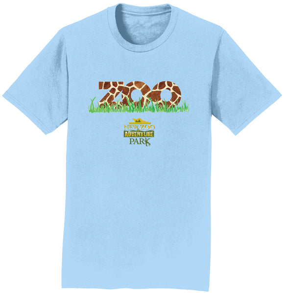 NEW Zoo & Adventure Park - Zoo Giraffe Pattern - Adult Unisex T-Shirt