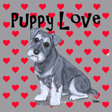 Schnauzer Puppy Love - Adult Unisex Hoodie Sweatshirt