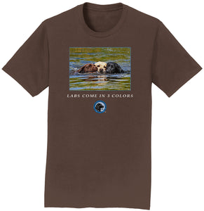 The Labrador Retriever Club - LRC Labs Come in 3 Colors - Adult Unisex T-Shirt