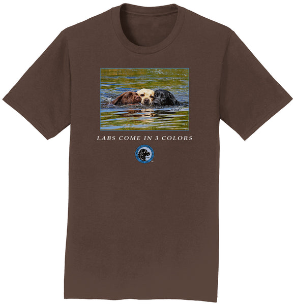 The Labrador Retriever Club - LRC Labs Come in 3 Colors - Adult Unisex T-Shirt