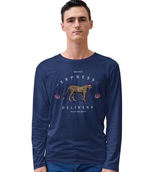  - Cheetah Express Delivery - Adult Unisex Long Sleeve T-Shirt
