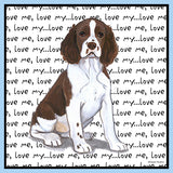 Springer Puppy Love Text - Adult Unisex T-Shirt