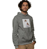 Welsh Springer Spaniel Love Text - Adult Unisex Hoodie Sweatshirt