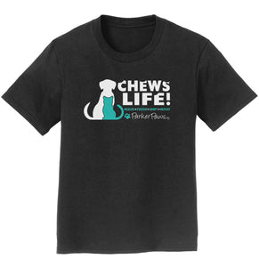 Parker Paws Chews Life - Kids' Unisex T-Shirt