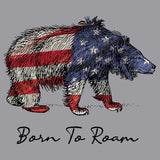 Bear Flag Overlay - Adult Unisex Crewneck Sweatshirt