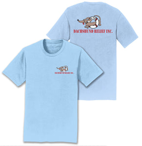 Dachshund Relief Inc - So Cal Dachshund Relief Logo Front and Back - Adult Unisex T-Shirt