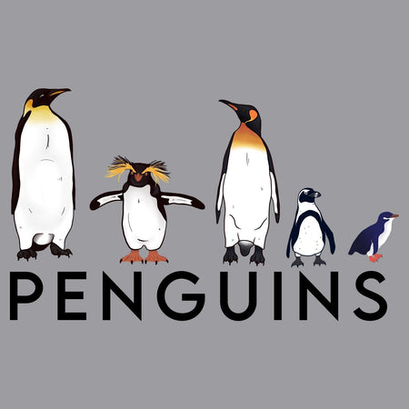 Five Penguins - Adult Unisex Hoodie Sweatshirt