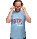 NEW Zoo & Adventure Park - Hippopotamus for Christmas - Adult Unisex T-Shirt