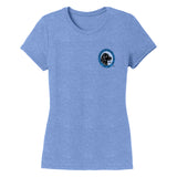 LRC Logo - Left Chest Blue - Women's Tri-Blend T-Shirt