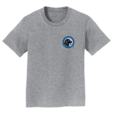 The Labrador Retriever Club - LRC Logo - Left Chest Blue - Kids' Unisex T-Shirt