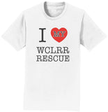 I Heart My WCLRR Rescue - Adult Unisex T-Shirt