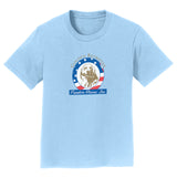 Golden Retriever Freedom Rescue Logo - Full Front - Kids' Unisex T-Shirt