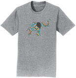 Elephant Mosaic - Adult Unisex T-Shirt