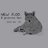 NEW Zoo Logo Red Wolf Outline - Kids' Unisex T-Shirt
