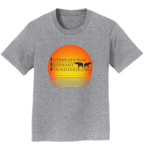 International Elephant Foundation - IEF Sunset Logo - Kids' Unisex T-Shirt