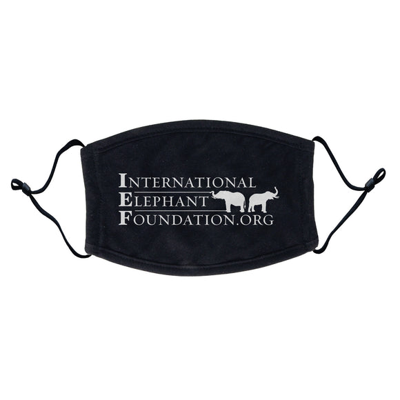 International Elephant Foundation - IEF Logo - Adult Adjustable Face Mask