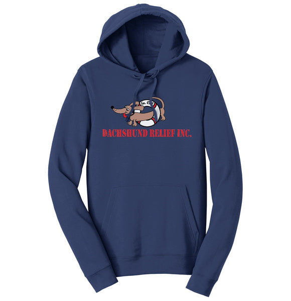 Dachshund Relief Inc - So Cal Dachshund Relief Logo - Adult Unisex Hoodie Sweatshirt